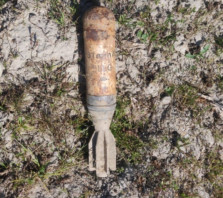 Rusted Shell Defused in Kunzar Tangmarg