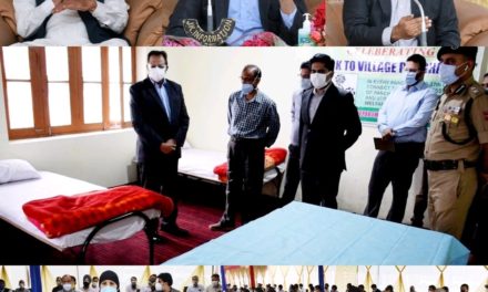 Advisor Baseer Khan reviews Covid mitigation in Bandipora, inspects CCCs, meets Civil Society members, religious Heads