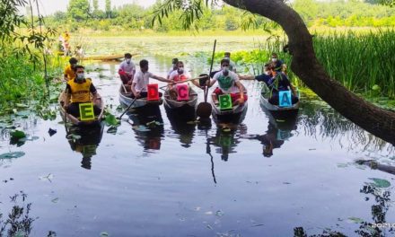 Army Camp, Badampura organised Water Sports for youth
