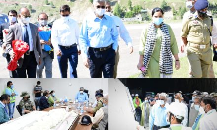 Union Secretary RT&H visits Sonamarg; Inspects construction works on Z-morh, Zojila tunnel