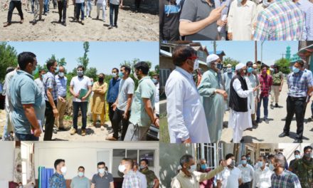 DDC Shopian Inspects Developmental Works;Asks officers to maintain timeline and quality of works