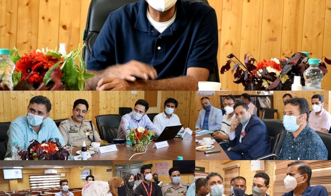 Principal Secretary Ranjan Prakash reviews performance of DIC, Rural BPO in Bandipora