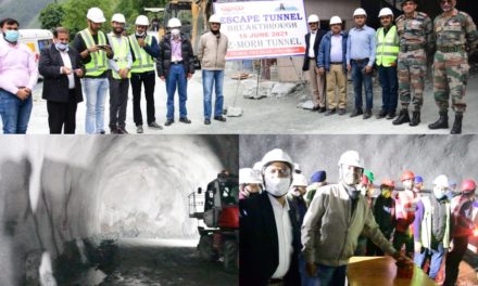 Executive Director NHIDCL initiates ceremonial blast for breakthrough of Z-Morh Tunnel