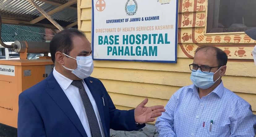 DHSK visits Pahalgam base camp, reviews arrangements ahead of ensuing Yatra