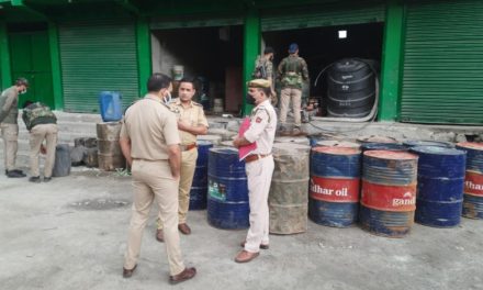 Kerosene Scam: Ganderbal Police seized huge quantity of illicit Kerosene Oil