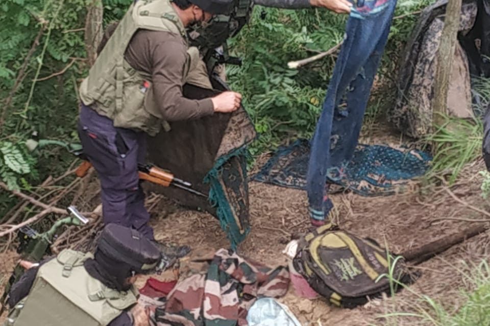 Militant hideout unearthed during CASO in Tral orchards