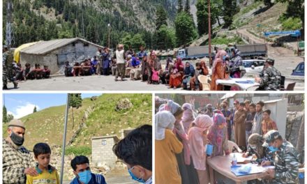 118 BN CRPF Gund organizes free medical camp for Pony handlers at Domail