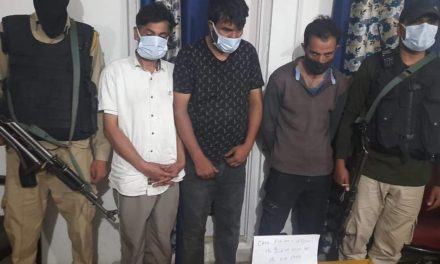 Police arrests 03 drug peddlers in Kulgam; Contraband substance recovered