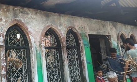 Massive blaze damages Saber Baba shrine in Safa Kadal