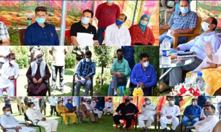 DC Ganderbal chairs public darbar at Dab Stress for adherence of CAB during Moharram days
