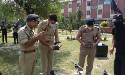 Srinagar City:Over one dozen drones pressed into service to keep an eye on suspected elements