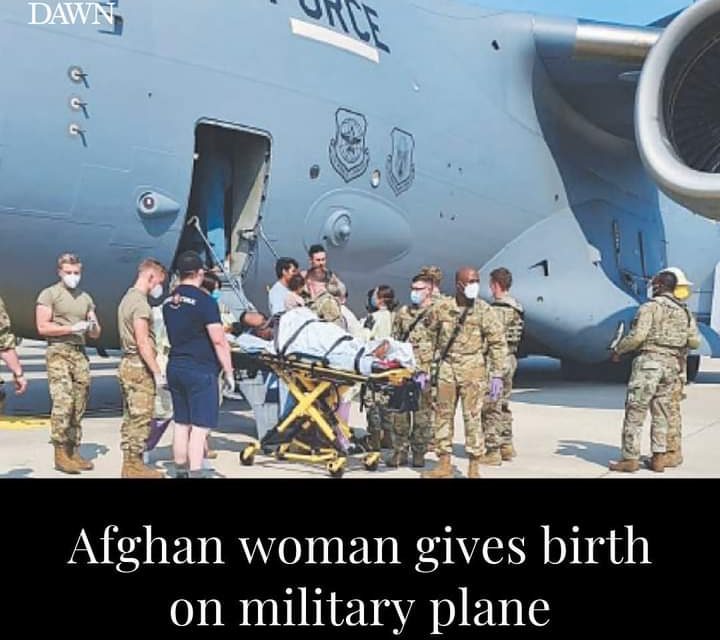 Afghan Woman Gives Birth To Baby Girl On US Military Plane In Germany