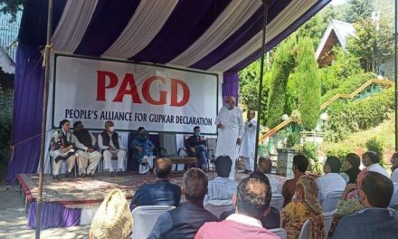 PAGD meeting underway at Farooq Abdullah’s residence;’Leaders of constituent parties attend meeting first time since PAGD’s formation’