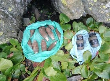 Militant hideout busted in Bandipora woods;huge cache of arms and ammunition recovered