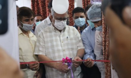 Farooq Khan, advisor to Lt.Governor Chief Guest at a donation camp organized by She Hope Society