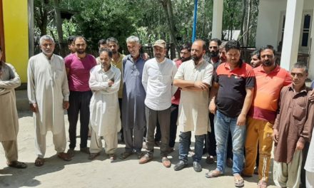 MC Sumbal Chairman tours Inderkoot village, takes stock of ongoing developmental works