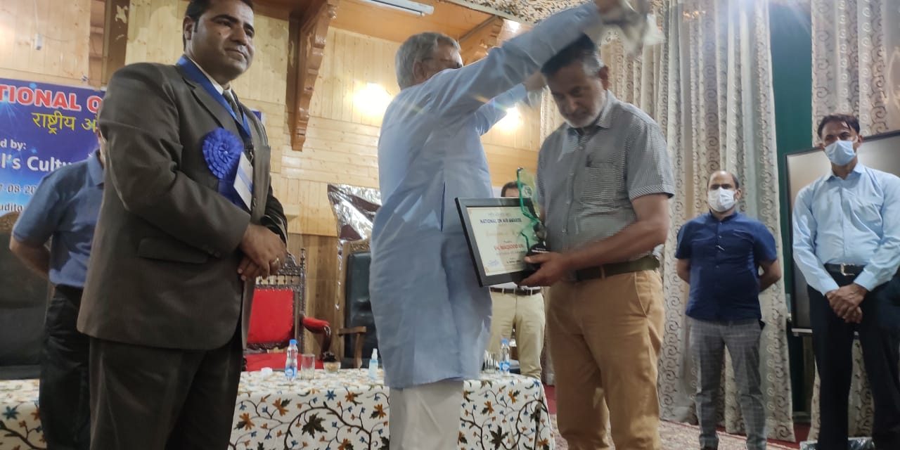 Renowned Broadcaster Maqsood Ahmad Felicitated in Srinagar