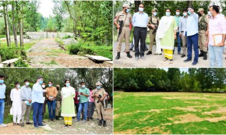DC Ganderbal inspects developmental works in Block Sherpathri;Interacts with PRIs, locals