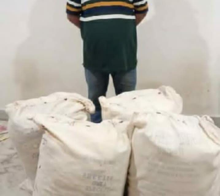 Most wanted Drug peddler arrested, 102 kgs of fukki recovered in Bijbehara Anantnag