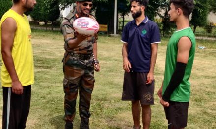 Kupwara Rugby Association joined with Indian Army for the promotion of Rugby in district Kupwara