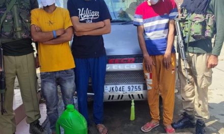 Budgam Police arrests 03 Notorious Drug Peddlers; Contraband substance recovered