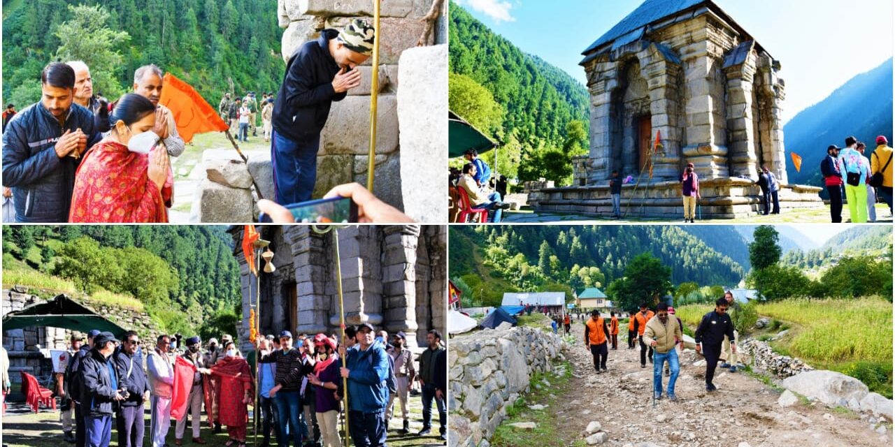 DC Ganderbal flags off annual Harmukh-Gangabal Yatra