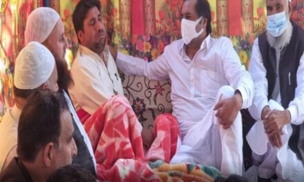 Sajad Lone visits slain cop’s family in Kupwara;Calls for collective efforts to reject violence in entirety