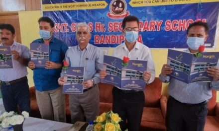 GHSS Bandipora releases newly designed annual magazine ‘Nargis’