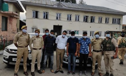 Police busts gang selling stolen vehicles in Anantnag; 05 arrested;18 stolen vehicles recovered