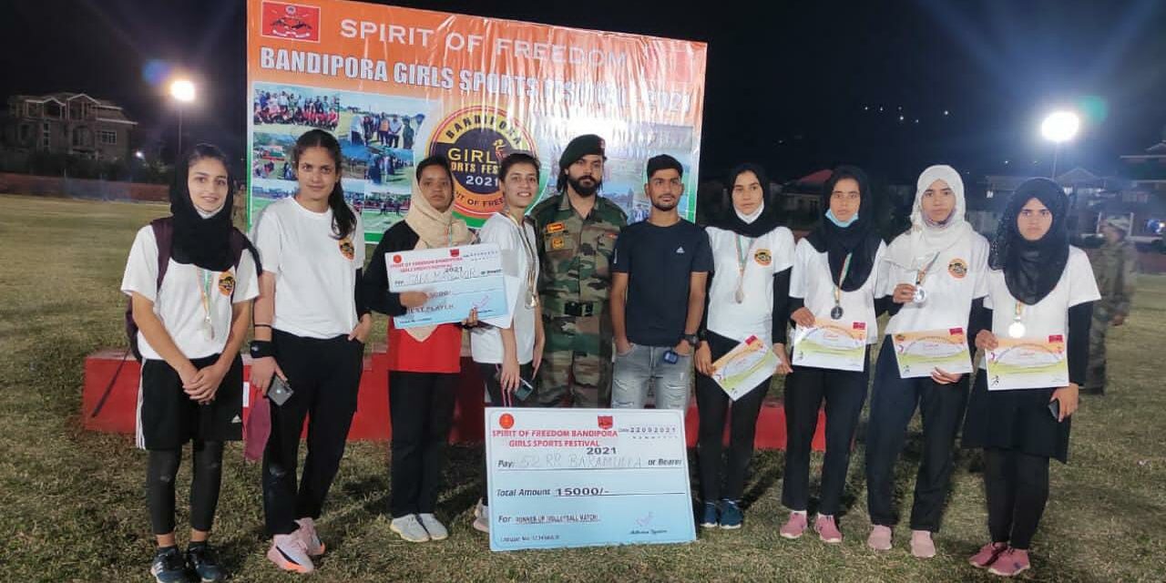 Army’s five days Girls Sports Festival Concludes in Bandipora