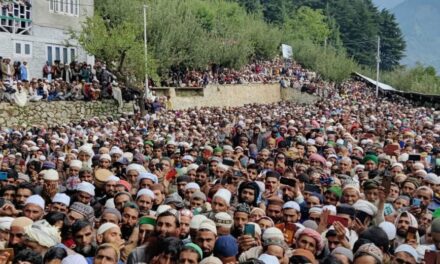 Celebration of 40th day death ceremony of Late Hazrat Mian Bashir Sb. Larvi at Baba nagri Kangan