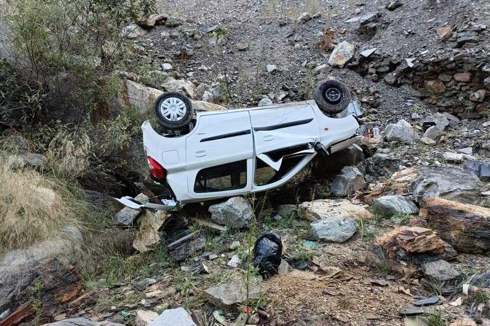 Baramulla Youth Dies As Brand New Car Falls Into Rivulet In Ramban
