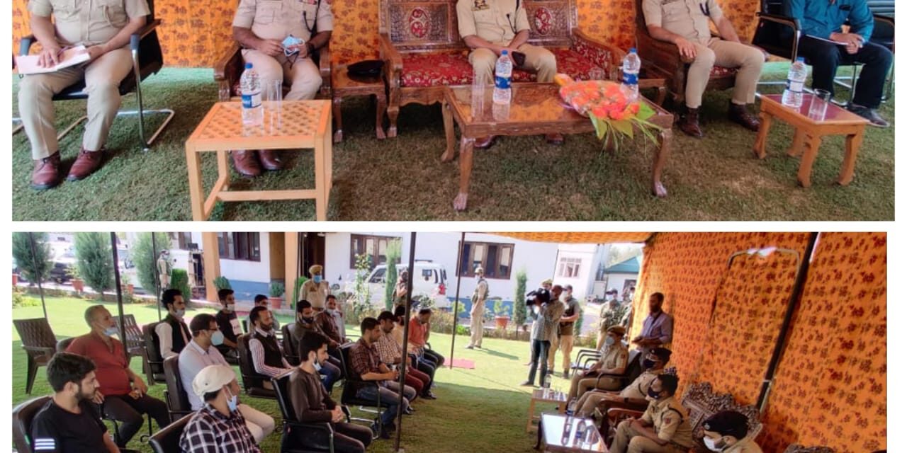 SSP Ganderbal conducts interactive-cum- introductory meeting with media fraternity