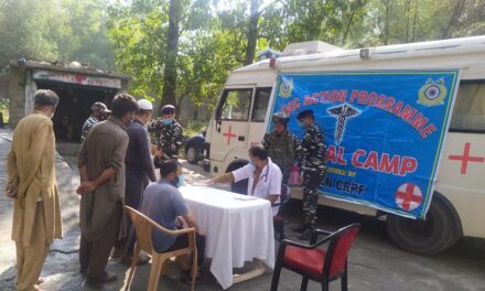 118 Crpf Gund organises Free medical camp in Ganderbal on Gandhi Jayanti