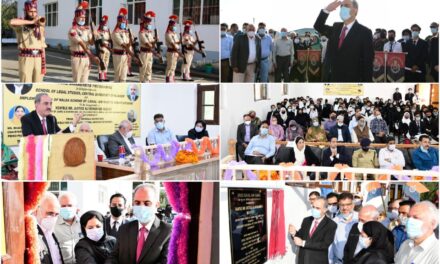 Justice Magrey inaugurates Legal Aid Clinic in CUK Ganderbal,Presides over Legal Awareness programme on Implementation of NALSA Scheme