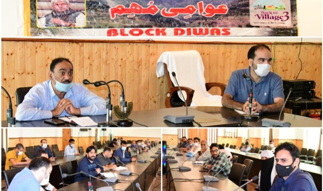 Weekly Block Diwas held in Ganderbal