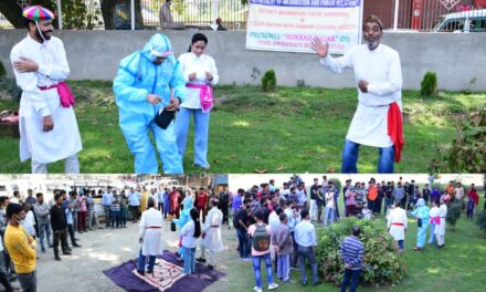 DIC Ganderbal conducts Nukkad Natak on CAB at various locations in district