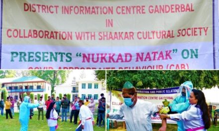 DIC Ganderbal continues  CAB awareness in district  Held Nukkad Natak at various educational institutions