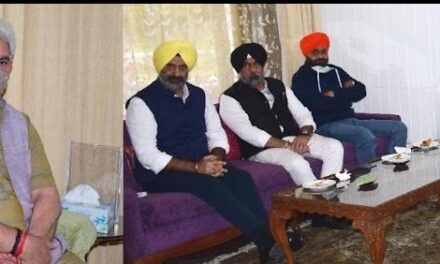 Sikh Delegation calls on Lieutenant Governor, Manoj Sinha