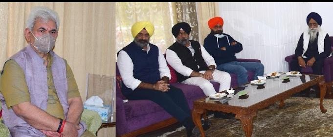 Sikh Delegation calls on Lieutenant Governor, Manoj Sinha