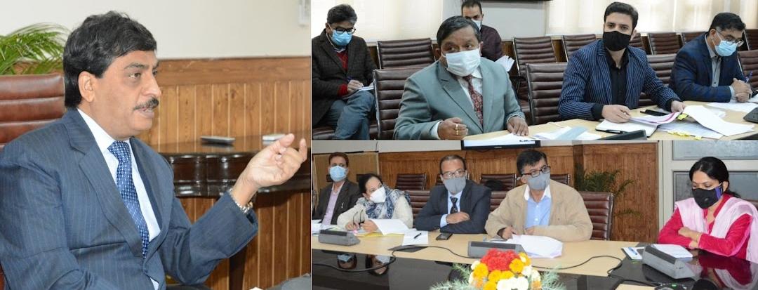 Chief Secretary reviews the Centrally Sponsored Schemes of H&UD department