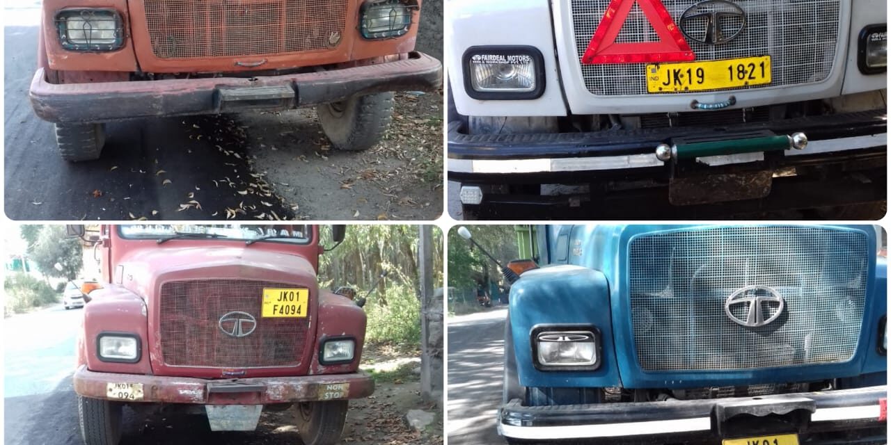 4 Tipper drivers held for illegal extraction, transportation of minerals in Ganderbal