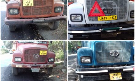 4 Tipper drivers held for illegal extraction, transportation of minerals in Ganderbal