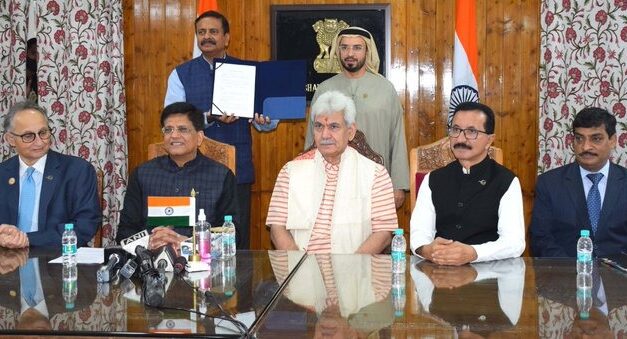 MoU signed between J&K and Government of Dubai for Real Estate development, industrial parks, super specialty hospitals