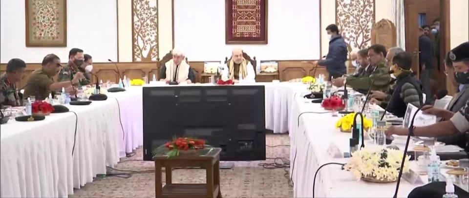 Amit Shah reviews security situation counter-militancy measures in Kashmir