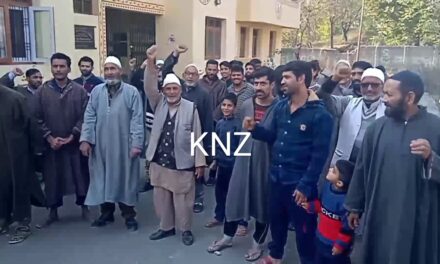 Kurhama Ganderbal residents protest lack of health facilities in PHC