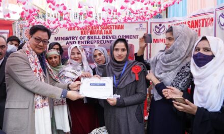 Kiren Rijiju addresses awareness cum mega legal aid camp at Kupwara