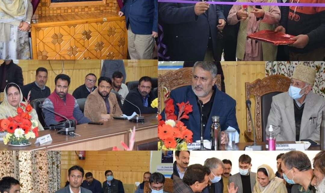 Dr Samoon inaugurates Govt. Polytechnic College Bandipora, WSS Ayatmulla