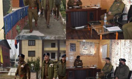 DIG SKR Anantnag visits Pulwama; Reviews security, law & order scenario