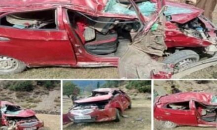 Man Killed, 3 Others Injured As private vehicle falls into gorge in Kupwara